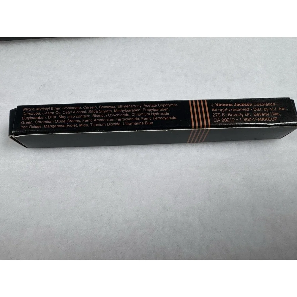 NIB VTG NOS 90s‎ Victoria Jackson Eye Pencil NOON Off Black Eyeliner Makeup